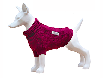 jersey para mascota fucsia