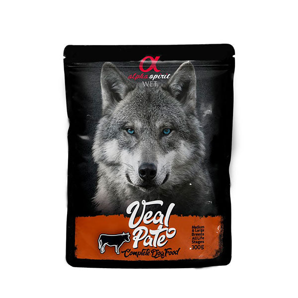 alpha spirit paté de ternera perro