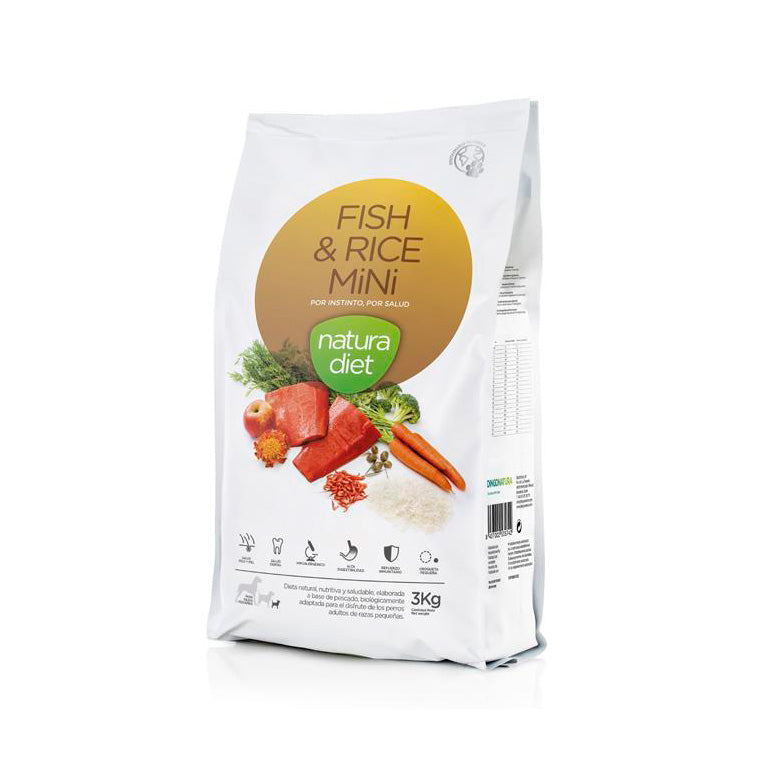 natura diet fish mini pienso perro pescado
