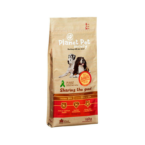 planet pet razas grandes perro pollo