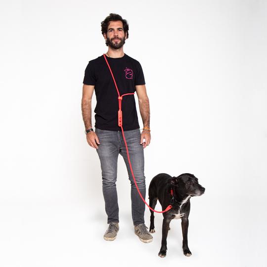 Zee.Dog Hands Free correa perro coral